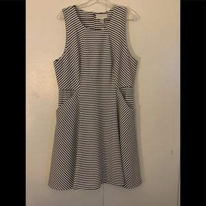 Forever 21 striped skater dress